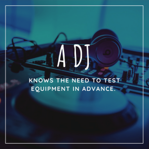 A DJ Equipment in Advance